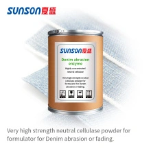 Cellulase trung tính tập trung cho quá trình mài mòn denim